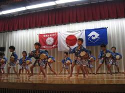 長田南地区の敬老会に参加しました。